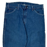 Dickies Carpenter Pants - 36W 30L Blue Cotton