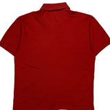 Lacoste Polo Shirt - Medium Red Cotton