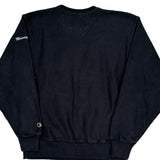 Reverse Weave Champion College Sweatshirt - Medium Black Cotton Blend