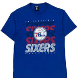 Philadelphia 76Ers Unk Nba T-Shirt - Medium Blue Cotton