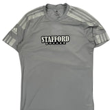 D.C. United Adidas Football Shirt - Medium Grey Polyester