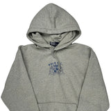Polo By Ralph Lauren Hoodie - Small Gray Cotton Blend