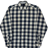 Tommy Hilfiger Checked Shirt - Small Gray Cotton