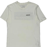 Patagonia Graphic T-Shirt - Medium White Cotton