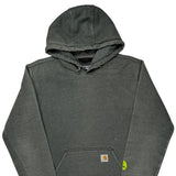 Loose Fit Carhartt Hoodie - Small Gray Cotton Blend