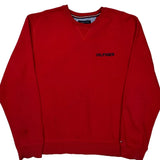 Tommy Hilfiger Sweatshirt - XL Red Cotton