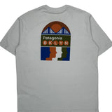 Brooklyn Patagonia T-Shirt - Large Gray Cotton
