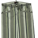 Diesel Striped Trousers - 32W 30L Grey Cotton