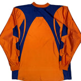 Made In USA Adidas Long Sleeve Football Shirt - Large Orange Polyester