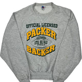 Packer Backer Russell Athletic Graphic Sweatshirt - XL Grey Cotton