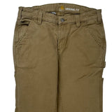 Carhartt Carpenter Trousers - 29W 32L Khaki Cotton
