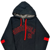 Southpole Spellout Hoodie - Medium Black Cotton