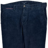 Tommy Hilfiger Cord Trousers - 36″ Waist Navy Corduroy