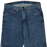 Wrangler Denim Shorts - 34W 9L Blue Cotton