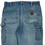 Carhartt Carpenter Jeans - 32W 32L Blue Cotton
