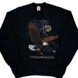 Made In USA Jerzees Eagle Sweatshirt - XL Black Cotton