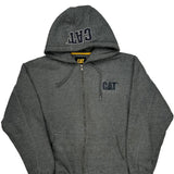 Cat Hoodie - Large Gray Cotton