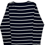 Tommy Hilfiger Striped Long Sleeve T-Shirt - 2XL Navy Cotton