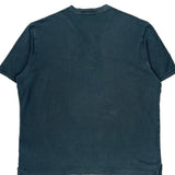 Polo By Ralph Lauren Faded Henley Polo Shirt - XL Blue Cotton