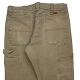 Wrangler Carpenter Pants - 33W 32L Khaki Cotton