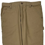 Wrangler Double Knee Carpenter Pants - 38W 30L Khaki Cotton