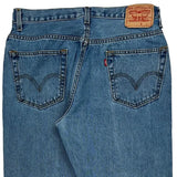 Levis Jeans - 33W 32L Blue Cotton
