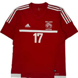 Ballard Soccer Adidas Football Shirt - Large Red Polyester