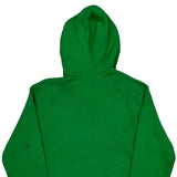 Nike Spellout Hoodie - Large Green Cotton