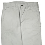 Dickies Carpenter Pants - 32W 31L White Cotton