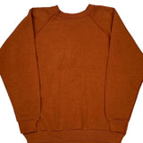 80S Texas Discus College Sweatshirt - XL Orange Cotton Blend