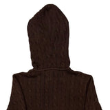 Ralph Lauren Sport Cable Knit Sweater - Medium Brown Cotton