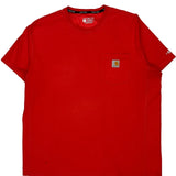 Carhartt T-Shirt - XL Red Cotton