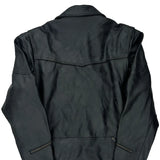 Unbranded Motorcycle Leather Jacket - XL Black Leather