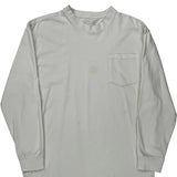 Dickies Long Sleeve T-Shirt - XL White Cotton