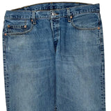 501 Levis Jeans - 36W 31L Blue Cotton