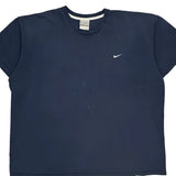 Nike T-Shirt - 2XL Navy Cotton