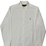 Ralph Lauren Shirt - Large White Cotton