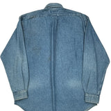 Ralph Lauren Denim Shirt - Large Blue Cotton