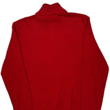 Polo By Ralph Lauren 1/4 Zip - Large Red Cotton