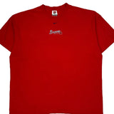 Braves Nike Mlb T-Shirt - 2XL Red Cotton
