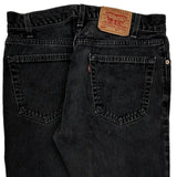 Levis Jeans - 32W 30L Black Cotton