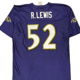 Baltimore Ravens Nfl Football Football Jersey - Large Purple Polyester