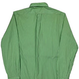 Ralph Lauren Striped Shirt - Medium Green Cotton