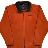 Timberland Fleece Jacket - XL Orange Polyester