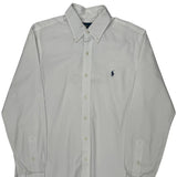 Ralph Lauren Shirt - Medium White Cotton