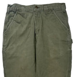 Carhartt Carpenter Trousers - 32W 34L Green Cotton