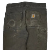 Carhartt Carpenter Trousers - 30W 30L Grey Cotton