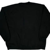 90S Blank Jerzees Sweatshirt - XL Black Cotton Blend
