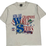 Atlanta Braves Screen Stars Mlb T-Shirt - XL Cream Cotton Blend