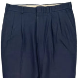 Yves Saint Laurent Trousers - 36W 30L Navy Polyester Blend